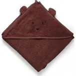 NUUROO Aki Junior Dětská osuška s kapucí Mahogany