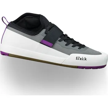 Pánské cyklistické tretry FIZIK TRETRY GRAVITA TENSOR FLAT WHITE - PURPLE (GRX6TTF1C2035) 43