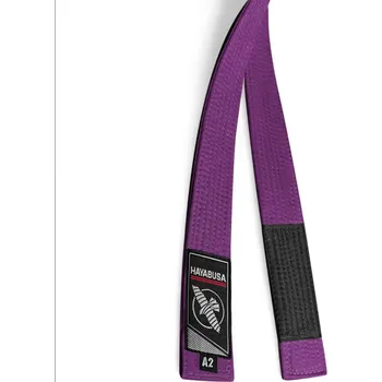 Pásek na kimono HAYABUSA Pásek Jiu Jitsu - fialový - HB_BJJP_PURPLE Velikosti: A2
