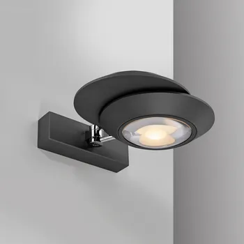 Lampička PURE LED nástěnné světlo Oculis, černá, 30 cm železo/sklo, 2 svítidla. 2 x 11 W LED - Doprava zdarma