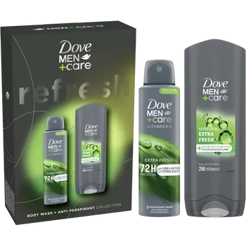 Sprchový gel Dove Men+Care Refresh 250 ml + 150 ml