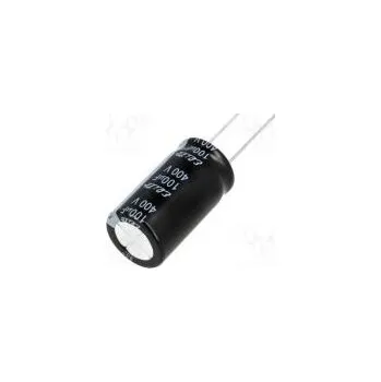Dílna Kondenzátor elektrolytický THT 100uF 400VDC Ø18x31,5mm ±20%