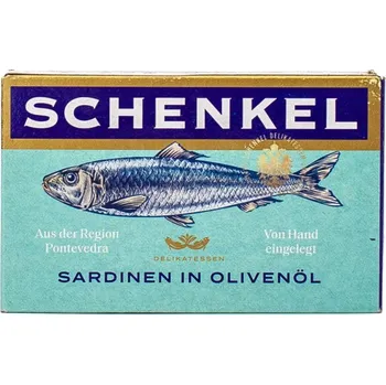 konzervovaná ryba Schenkel Sardinky v olivovém oleji