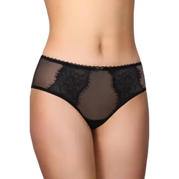 Kalhotky Dámské kalhotky s brazilským střihem a krajkou, černá S i170_MOD-15-CZA-S