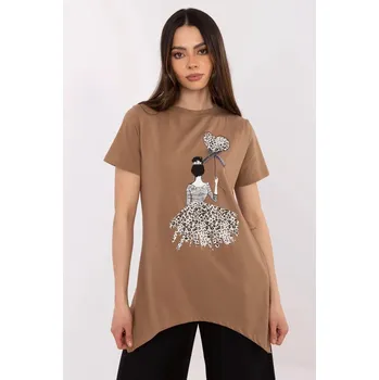 Dámská halenka Dámská halenka s krátkým rukávem a zvířecím motivem, m i240_212494_2:M