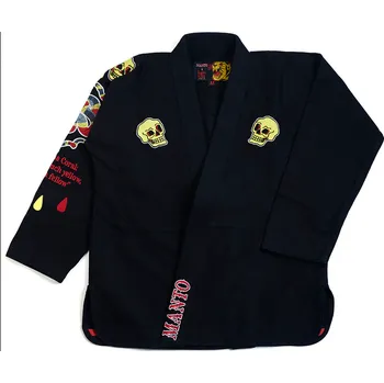 Kimono na BJJ MANTO "CORAL" - černé - MNG981_BLK Velikosti: A3