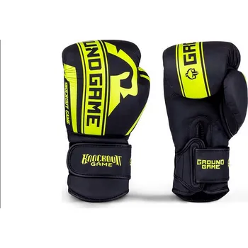 Boxerské rukavice Boxerské rukavice Ground Game STRIPE - neon - GRGM_STRIPE_NEON Velikosti: 14 oz