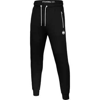 Tepláky PitBull West Coast Small Logo - černé - PWC_PTSMALLLOGO_BLK Velikosti: M