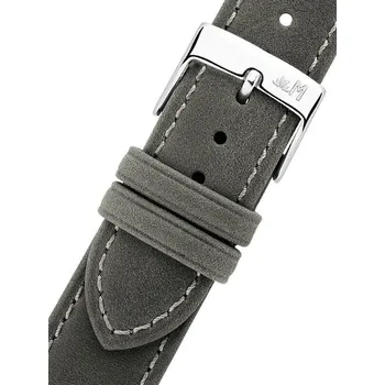 Kožený řemínek Morellato Kahlo 6022E23.094 M, šedý - 22 mm