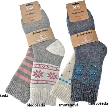 Dámské ponožky Dámské vlněné ponožky 13411 - 35-38 / světle šedá