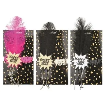 Čelenka Čelenka s peřím „Happy New Year“