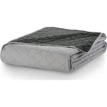 Přehoz na postel DecoKing AXEL stříbrný, velikost 200x220