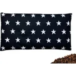 VFstyle pohankový polštářek 30x15 cm Stars černé