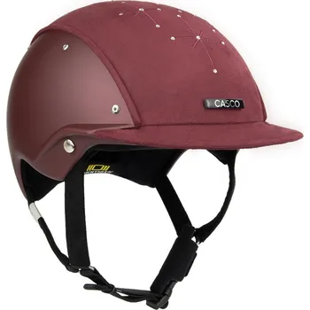 Jezdecká přilba CASCO Helma Apart Brillant CASCO, burgundy Obvod hlavy: 54-58 cm