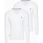 Pánský set trik OMBRE Z103 WHITE/WHITE L