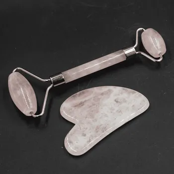 Kosmetická sada Milujeme Kameny Dárková sada - Face roller a Gua Sha - Růženín - VADA VAD635 558641