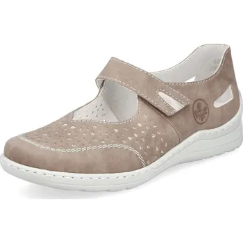 Dámské polobotky Dámské polobotky RIEKER 48996-62 béžová S5 42