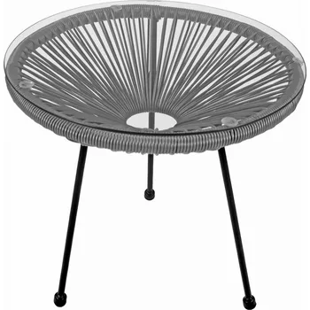 Zahradní stůl Zahradní stolek ACAPULCO - šedý