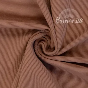 Ottoman 310g Nude růžová (E) (Bavlněný ottoman Limitka Německo)