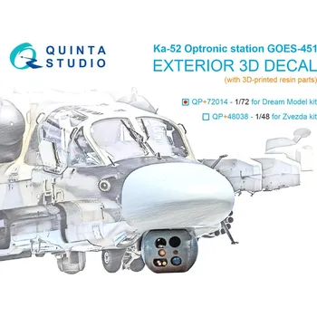 Plastikový model 1/72 Ka-52 Optronic station GOES-451 (DREAM M.)