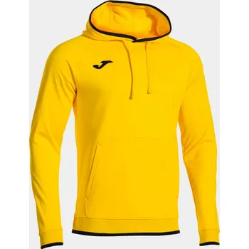 Pánská mikina JOMA COMBI PREMIUM MIKINA S KAPUCÍ UNISEX - Žlutá, Černá - velikost 4XL