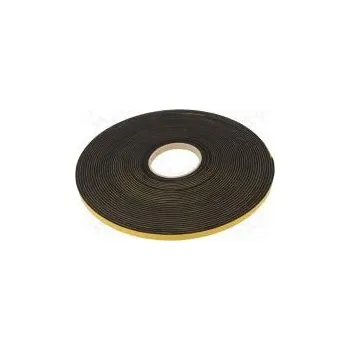 Těsnění do okna a dveří Těsnění EPDM Thk 3mm černá L 20m W 10mm Upevnění samolepící