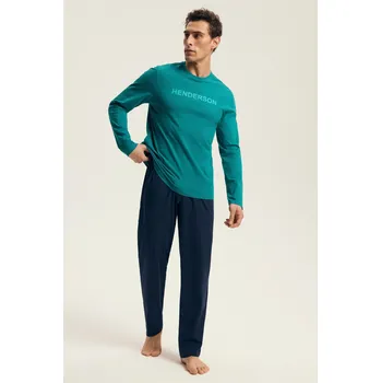 Pánské pyžamo Pánské pyžamo Henderson GREEN-GRENADE- bavlna, GREEN-GRENADE L i170_43490-77X-L