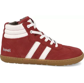 Dámská zimní obuv Barefoot zimní kotníkové boty Koel Drew merino red 34