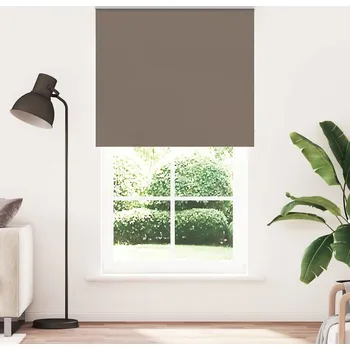 vidaXL Roleta zatemňovací šířka látky 116,6 cm polyester [4012094] Barva: Kávová