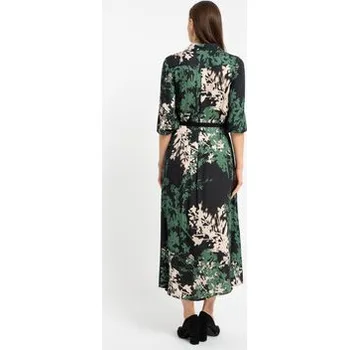 Dámské šaty CLICK Každodenní šaty 60-6162 Zelená Regular Fit 44