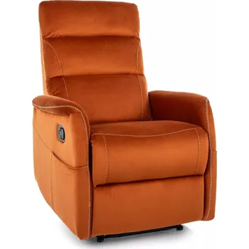 Křeslo Elektrické polohovací křeslo Solon Velvet s masáží skořicové