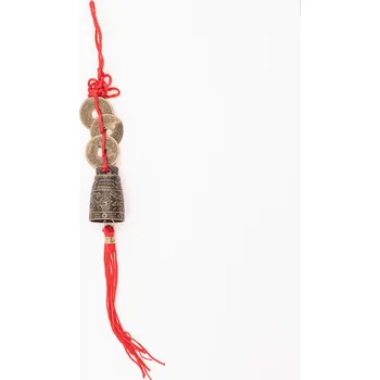 Přívěsek Milujeme Kameny Zvonek štěstí a 3 mince - ochranný čínský ověs - VADA VAD636 558686