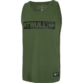 Pánské tílko Pitbull West coast Pánské tílko Hilltop 190 Spandex SERIES - zelené - PWC_PTHILLTOP_GRNNEW Velikosti: XL