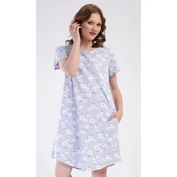 Dámské šaty Dámské domácí šaty Nature modro-bílé, XL i10_P75173_2:93_