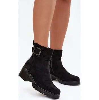 Dámská zimní obuv Boty na podpatku model 217814 Step in style 38