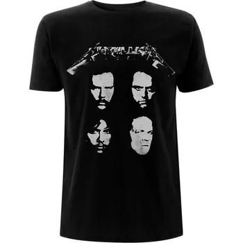 Tričko metal pánské Metallica - 4 Faces - ROCK OFF - METTS48MB RTMTLTSB4FAC PHDMTLTSB4FAC