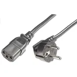 PremiumCord Kabel síťový 230V k počítači 1m