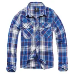 Pánská košile Check Shirt, Brandit, modro-bílá, M
