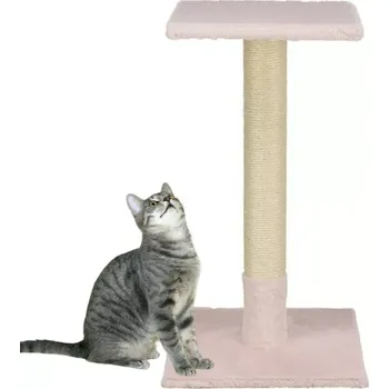 TRIXIE Škrabací sloupek BEANA, 69 cm, králičí plyš, světlerůžová