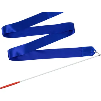 VFstyle modrá Dětská gymnastická stuha s tyčkou 2 m