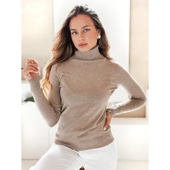 Dámský svetr Dámský svetr DSTREET KHAKI S/M