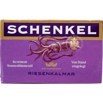 konzervovaná ryba Schenkel Kalamáry ve slunečnicovém oleji