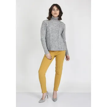 Dámský svetr Dámský svetr Estelle Grey se stojáčkem – MKM, L i556_44455_264_35