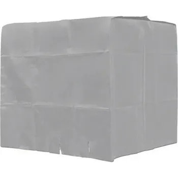 Kryt na IBC nádrž 1000 l Oxfordská tkanina Vodotěsný ochranný obal na kontejner na dešťovou vodu Protiprachová a UV ochranná fólie stříbrná