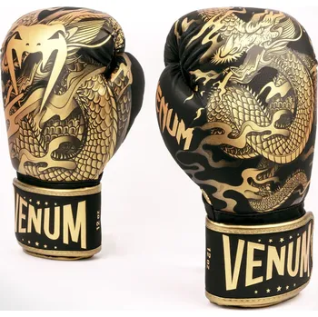 Boxerské rukavice Boxerské rukavice VENUM DRAGON'S FLIGHT - černo/bronzové - VENUM-03169-137 Velikosti: 16 oz