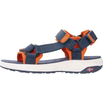 Chlapecké tenisky Dětské sportovní sandály pro chlapce/dívky Trollkids Kids Lysefjord Sandal mystic blue/orange (666-142) 26