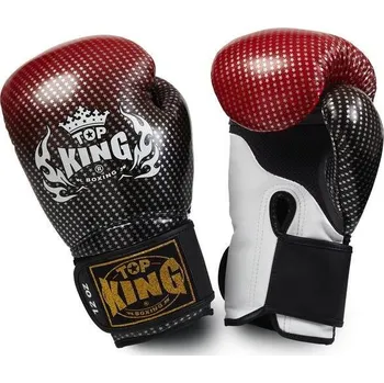Boxerské rukavice Boxerské rukavice TOP KING Super Star Red - TKBSSNARED Velikosti: 14 oz