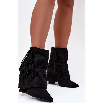 Dámská zimní obuv Boty na podpatku model 217179 Step in style 37