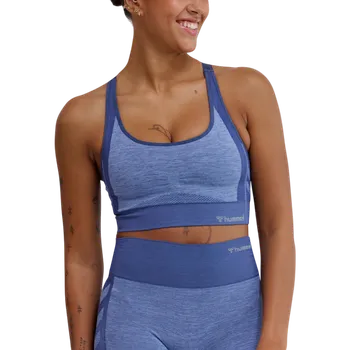 Dámské oblečení Podprsenka Hummel Mt Shine Seamless Sports Bra Women 225615-7530 Velikost M