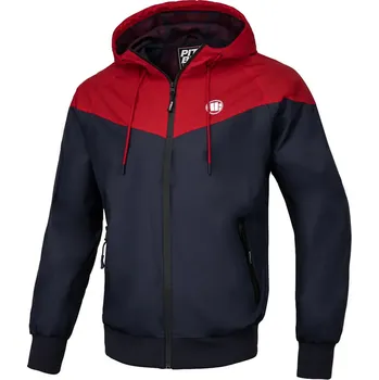 Letní bunda Pitbull West Coast Division - tmavě modro/červená - PWC_PBDIVIS_TBLUERED Velikosti: M